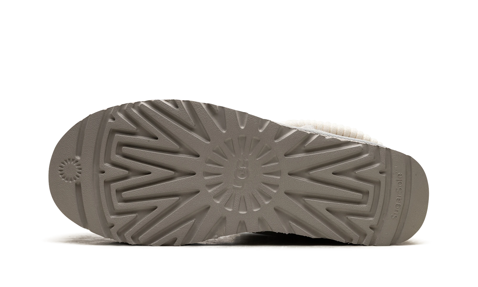 Outer rubber sole of the UGG Classic Mini Platform Felted Boot Grey (1144047-GREY).
