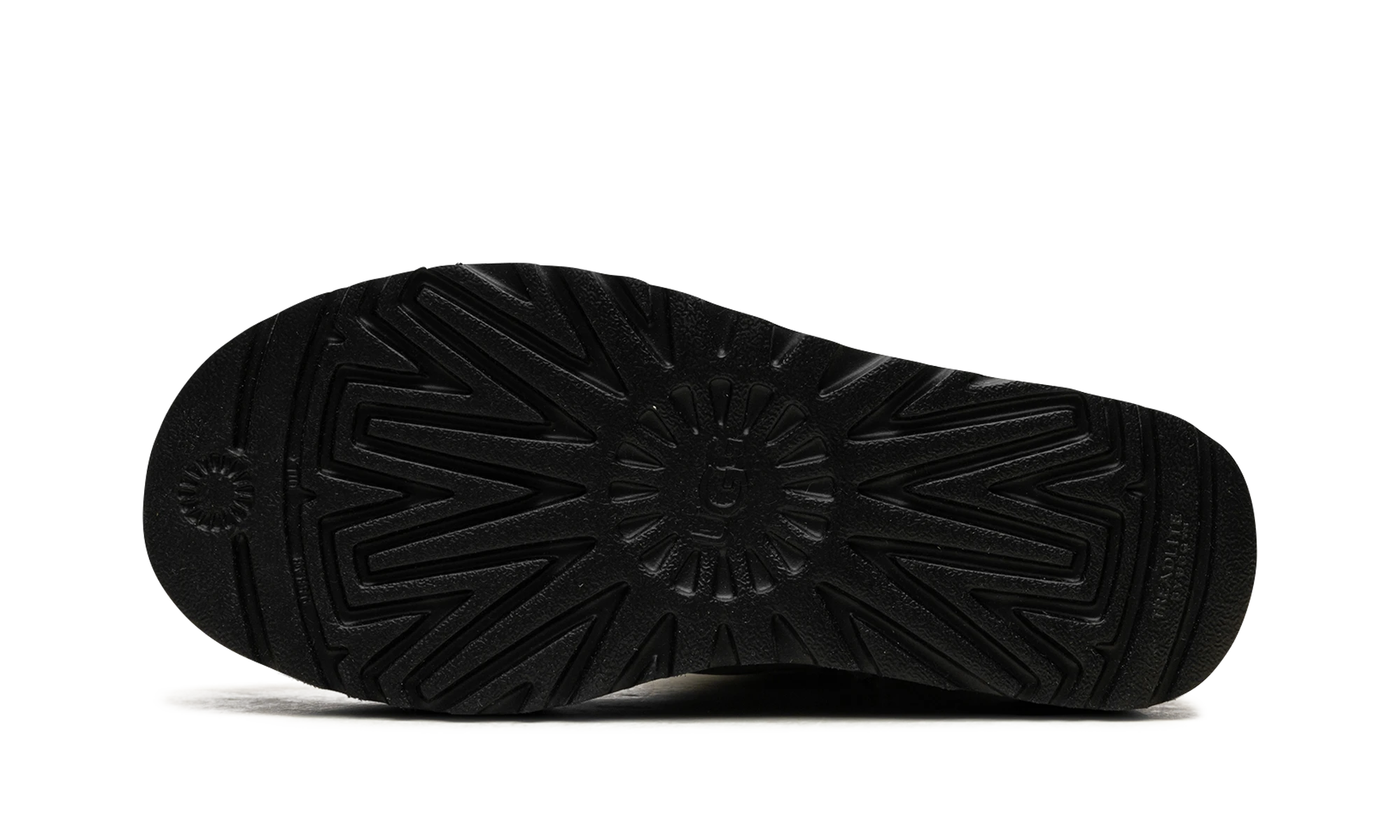 Außengummisohle des UGG Classic Mini Platform Matte Boot Ultra Matte White (1130611-UMWH).