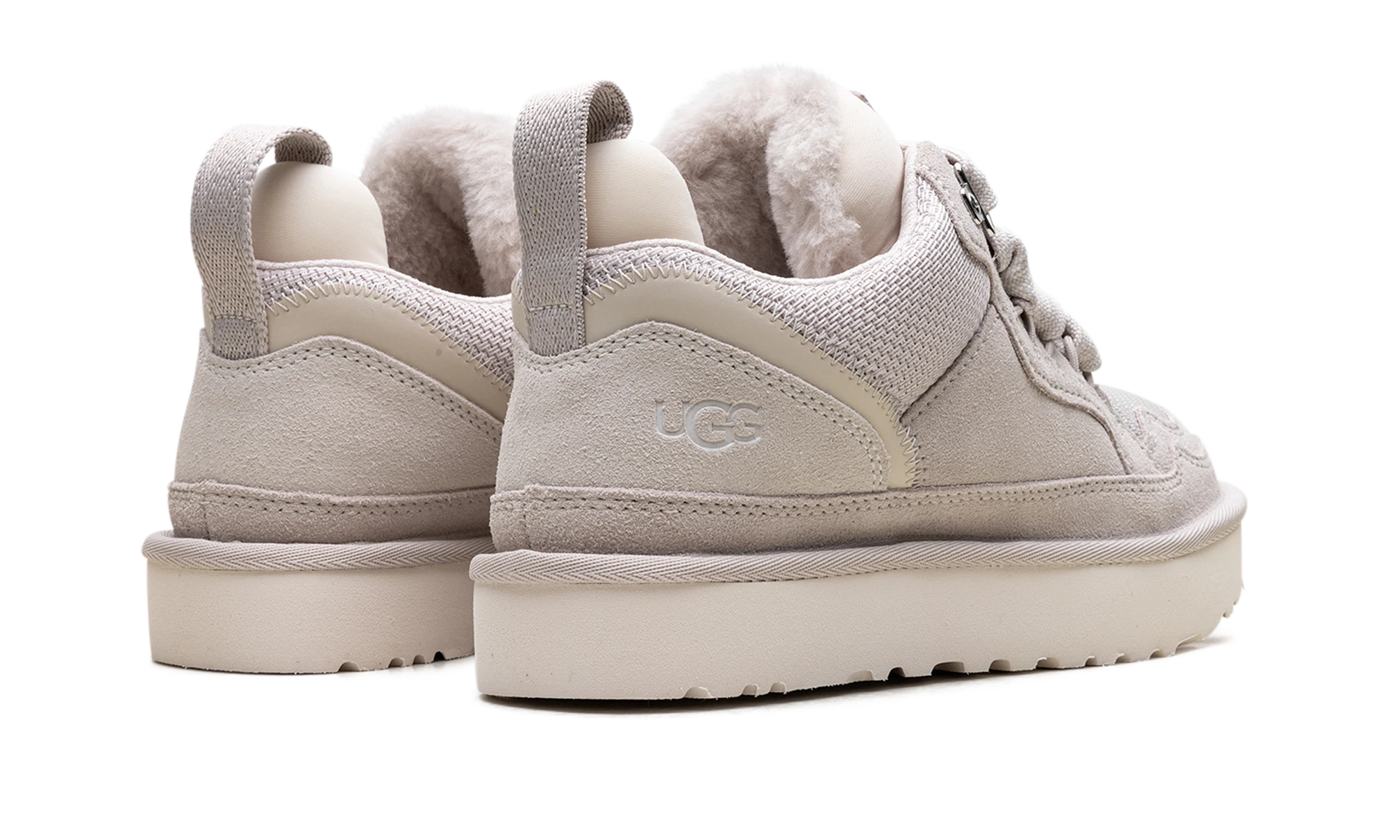 Rear view of the UGG Lowmel Ceramic heels.