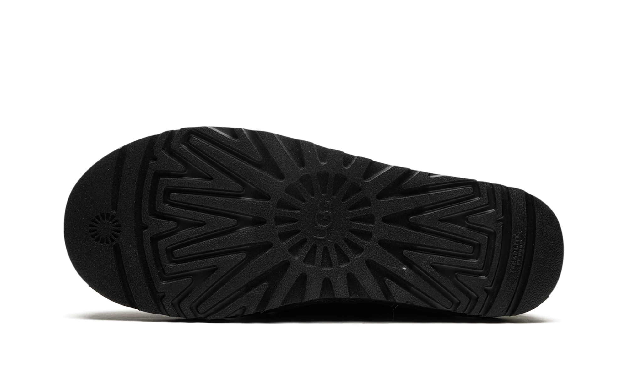 Outer rubber sole of the UGG Tasman LTA Slipper Black (1127735-BLK).