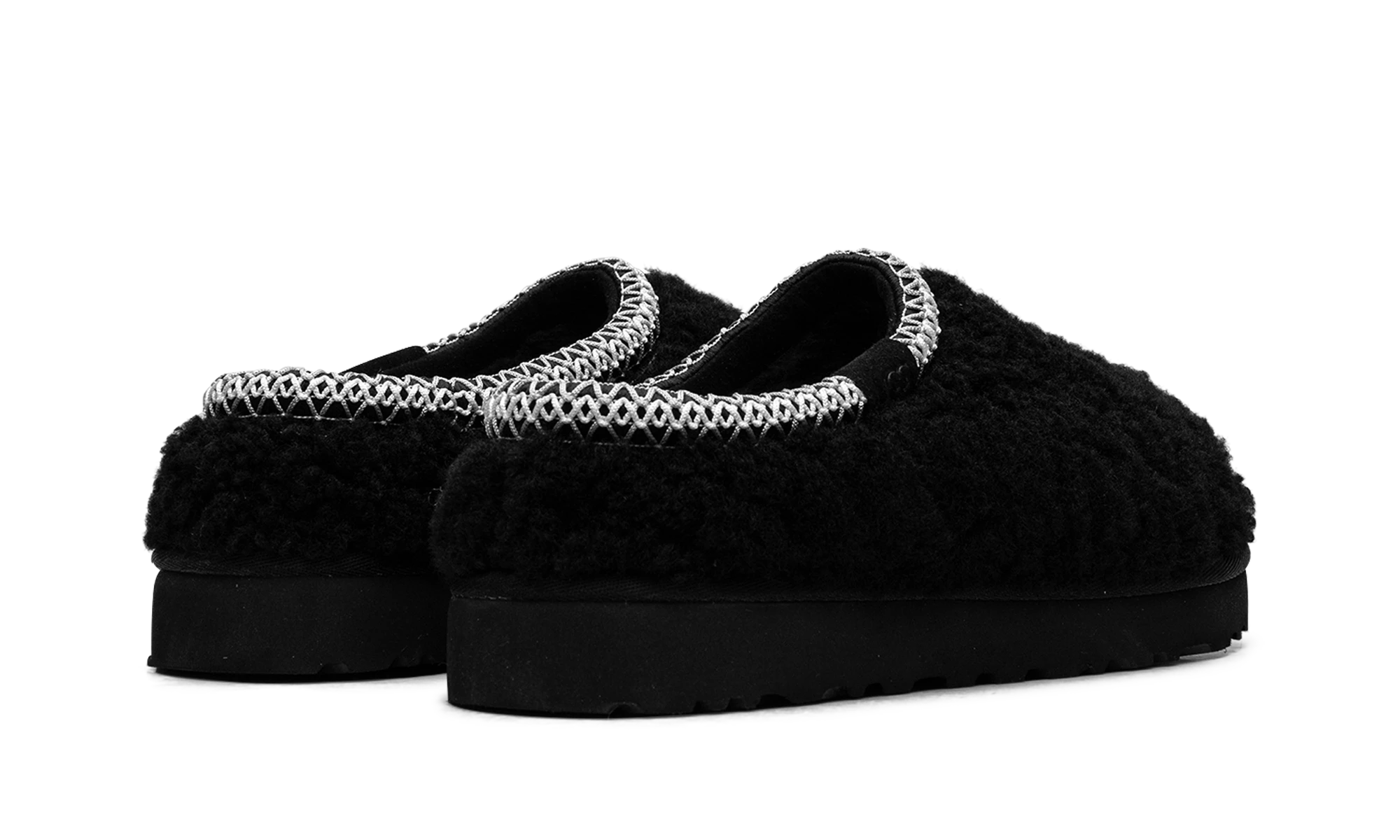 Pair of slippers UGG Tasman Maxi Curly Slipper Black (1158356-BLK) brand new and authentic with original box.