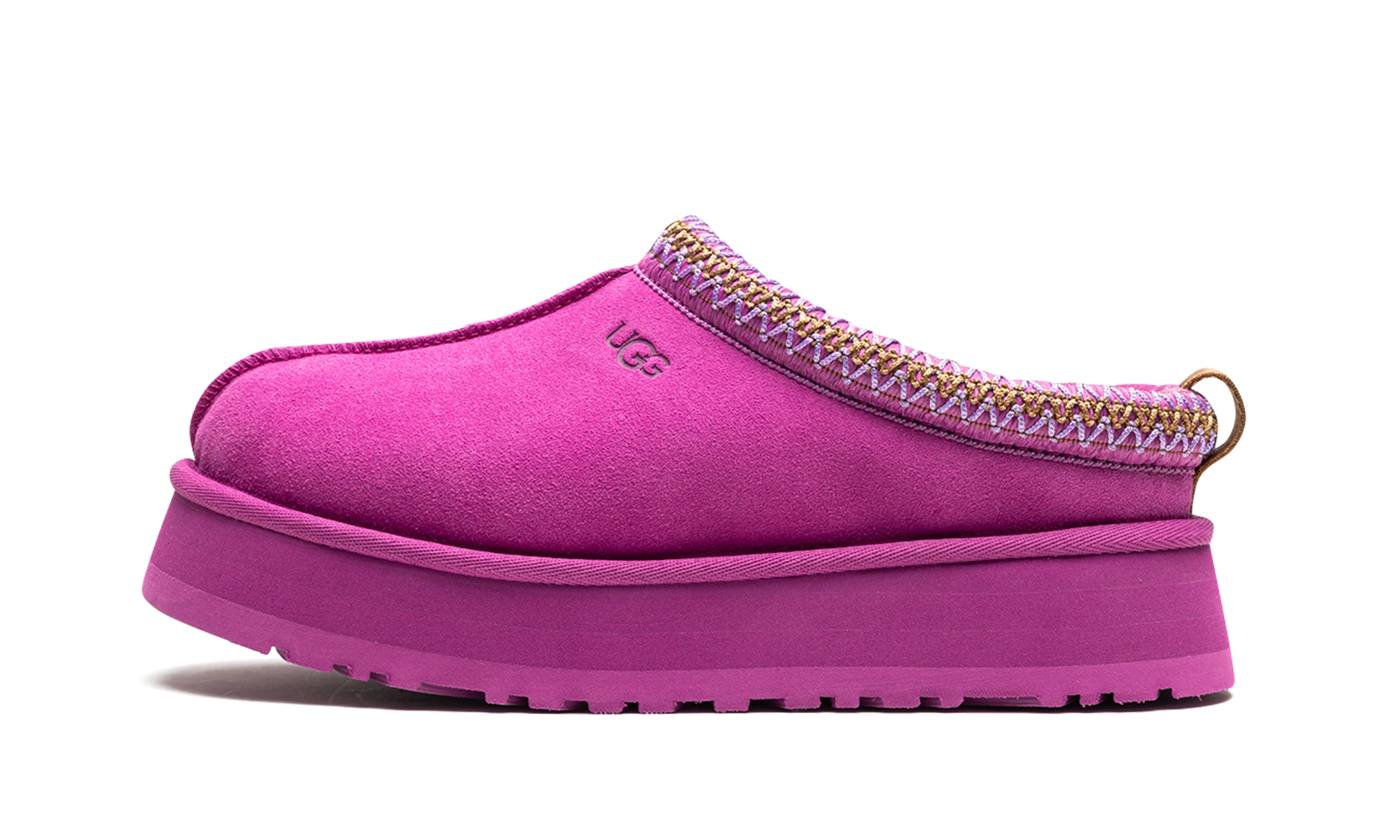 UGG Tazz Slipper "Mangosteen" (1122553-MGS), inner side view. Available at MNR Sneakers, free shipping to UK, Ireland, USA, Canada, Australia and Europe.